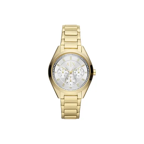 ARMANI EXCHANGE Кварцевый механизм Женские часы 38mm*0mm*0mm Серебристый