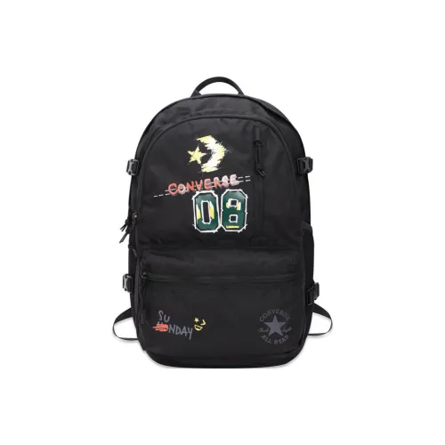 Конверс Straight Edge Полиэстер Рюкзак Стандартный Унисекс Черный