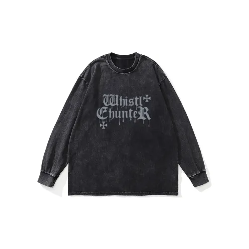 WHISTLEHUNTER Мужские черные рубашки T