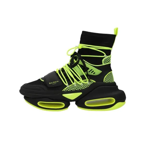 BALMAIN Толстая подошва High Top Мужские Кроссовки