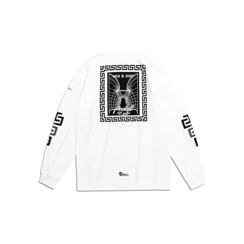 Monster Guardians Длинный рукав Т-рубашка Мужская Белая