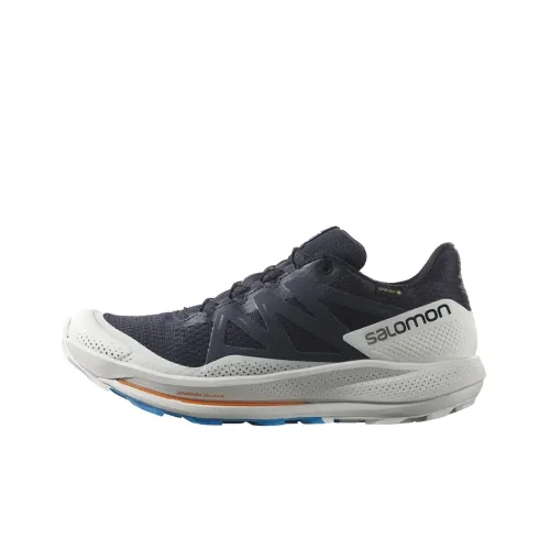 SALOMON Pulsar Trail Gore Te Slip Resistant Abrasion Resistant Дышащий Низкий Топ Уличная Обувь Черный Серый