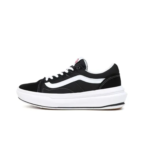 VANS Old Skool Collection Overt Comfycush Low Топ Скейтборд Кроссовки Унисекс Черный Белый