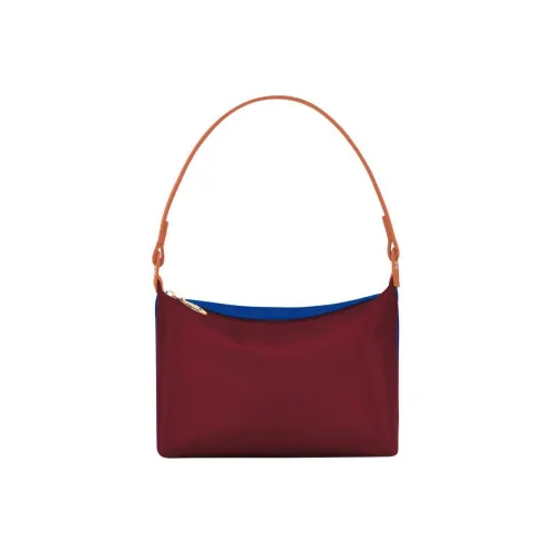 LONGCHAMP Le Pliage RE Play Холст и Кожа Комбинированная Сумка через плечо Сумка Сумка через плечо Женская Красная и Синяя