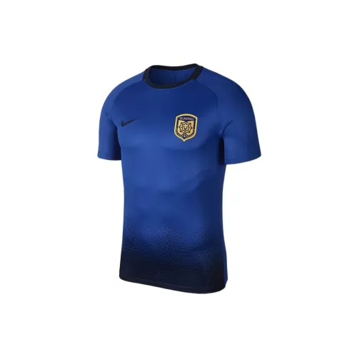 Nike Blue Men's T-Shirts Найк Синий Мужские Футболки