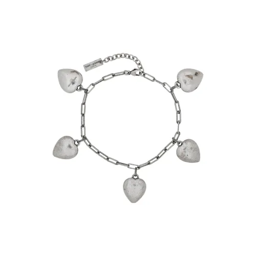 SAINT LAURENT Brass Bracelets Серебряный Женские