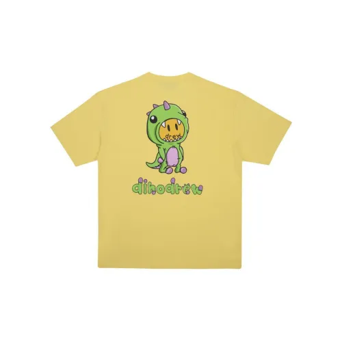 Drew House Dinosaur Series Светло-желтая мужская футболка T