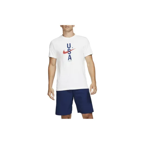 Nike Белые Мужские Футболки