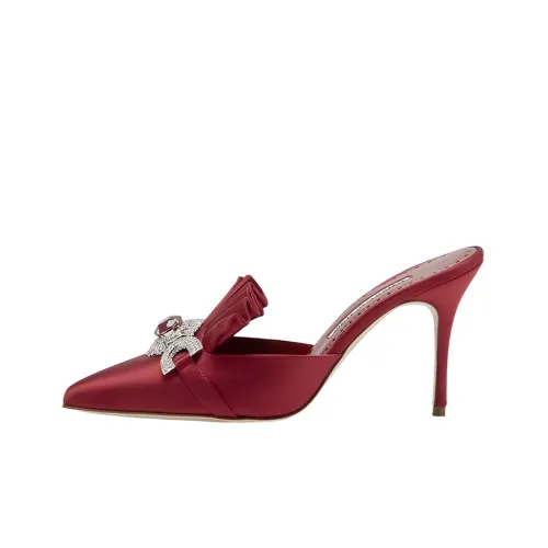 MANOLO BLAHNIK Домашние тапочки Женские