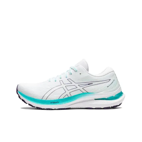 Asics Gel KAYANO 29 Low Top Марафон Беговые кроссовки Женские Белые Синие