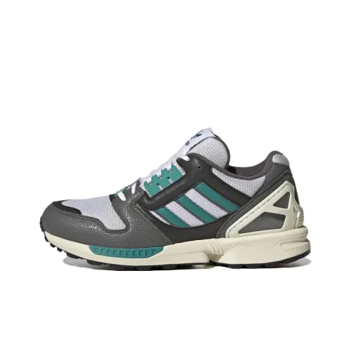 Adidas Originals ZX 8000 Устойчивый к истиранию Низкий Топ Повседневная обувь Мужская Белый Серый Зеленый