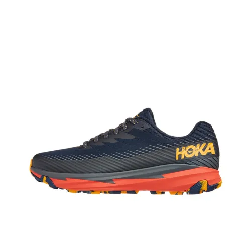 HOKA ONE ONE Torrent 2 Torrent 2 Low Топ Беговые кроссовки Мужской Черный синий желтый