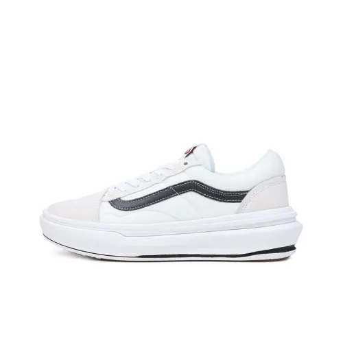 Vans Old Skool Collection Overt Comfycush Износостойкий и Легкий Низкий Топ Скейтборд Кроссовки Unisex Белый Черный