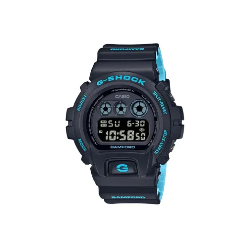 CASIO SQUAD Series SHOCK × BAMFORD Коллекционное издание Кварцевый механизм Смольный ремешок