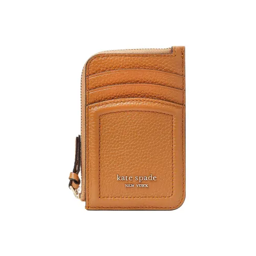 Kate Spade Knott Кожа Держатель для карт Женские Верблюжий коричневый