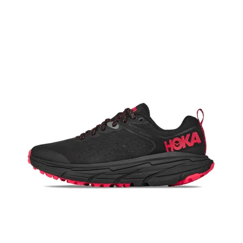 HOKA ONE ONE Challenger ATR 6 Амортизаторы Slip-resistant устойчивые к истиранию Низкий топ Беговые кроссовки Женские Черный Красный