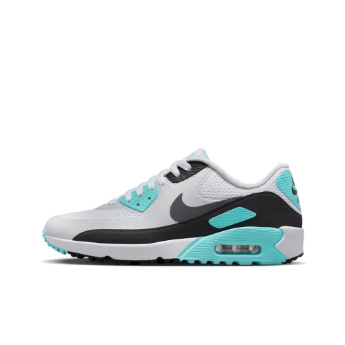 Nike Air Max 90 Low Топ Casual Унисекс Белый Серый Синий