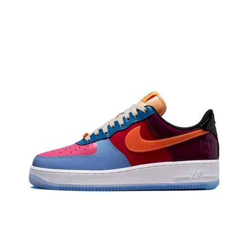 UNDEFEATED x Nike Air Force 1 'MULTI Patent' Низкие Скейтборд Кроссовки Унисекс Многоцветные