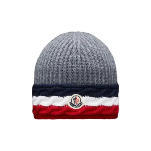 Moncler Шерстяные Шапки Серый Детский
