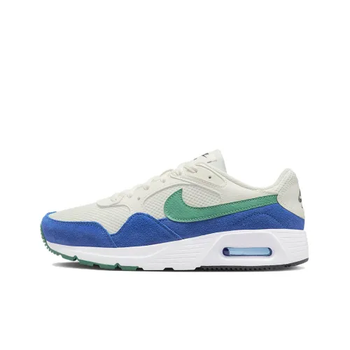 Nike Air Max SC Low Топ Повседневный Беговые кроссовки Женские Белый Синий Зеленый