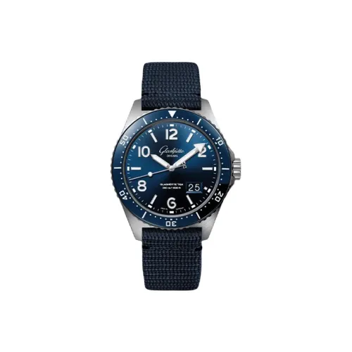 Glashütte Original Автоматический Механический Мужской Часы SPEZIALIST 43,2мм*43,2мм*15,65мм Синий