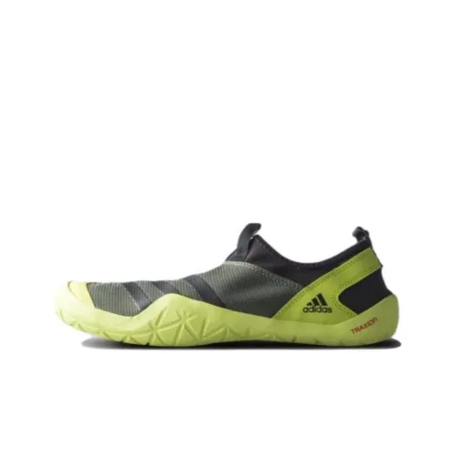 adidas Terrex Jawpaw Slip Resistant Abrasion Resistant Low Топ Беговые кроссовки Унисекс Базовый Зеленый