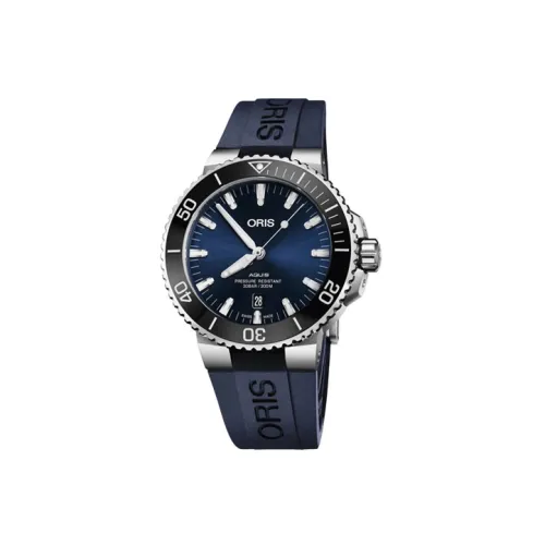 Oris Автоматический Механический Часы Мужские из Коллекции Diving 43,5 мм Синий
