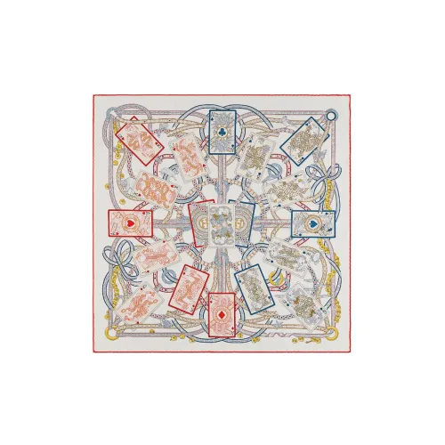 HERMES Шелковые шарфы для женщин многоцветные