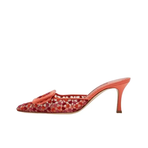 MANOLO BLAHNIK Домашние тапочки Женские