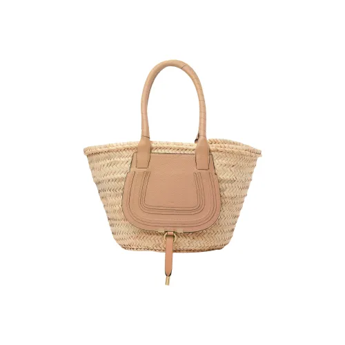 Chloe Marcie Твенная плетеная сумка-тоут сумка для покупок сумка среднего размера женская бренд CAMEL