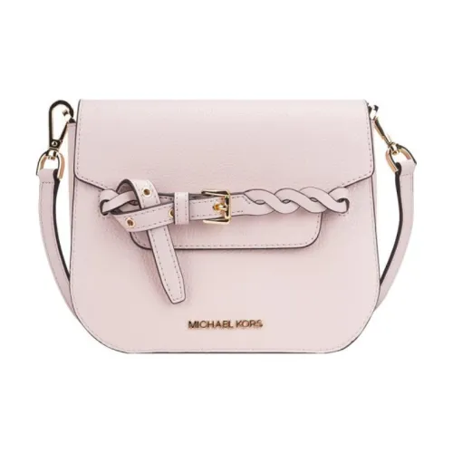 MICHAEL KORS Эмилия Классический Кожаный Зернистый Личи Коровья Кожа Сумка через плечо Маленькая Женская Розовая