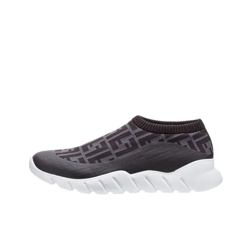 FENDI Низкий топ Повседневная обувь Мужская Серый