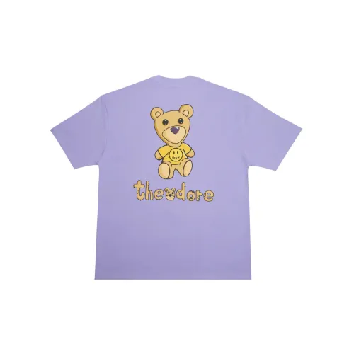 Drew House Bear Series Фиолетовая Унисекс Т-рубашка