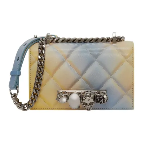 Alexander McQueen Lambskin Сумка через плечо Мини Женская Многоцветная