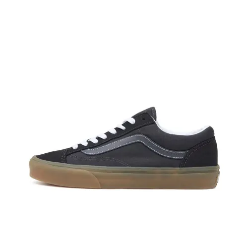 Vans Style 36 Low Топ Скейтборд Кроссовки Унисекс Черный Серый
