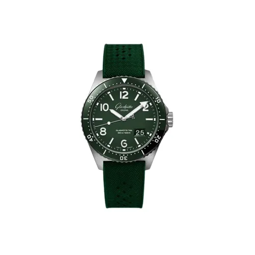 GLASHUTTE ORIGINAL Pioneer Collection Автоматический Механический Механизм Мужские Часы Часы 43,2 мм Зеленый Циферблат