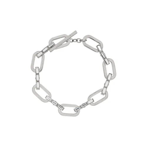SAINT LAURENT Brass Bracelets Серебряный Женские