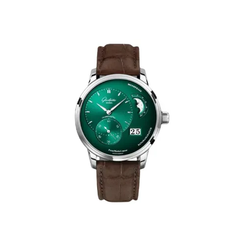 Glashütte Original Автоматический Механический Механизм Мужские Часы PANO 40 мм Зеленые