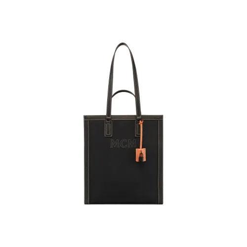 MCM Klassik Visetos Кожа Наппа Комбинированная Сумка-тоут Сумка для покупок Гармоника-сумка Сумка через плечо Средняя