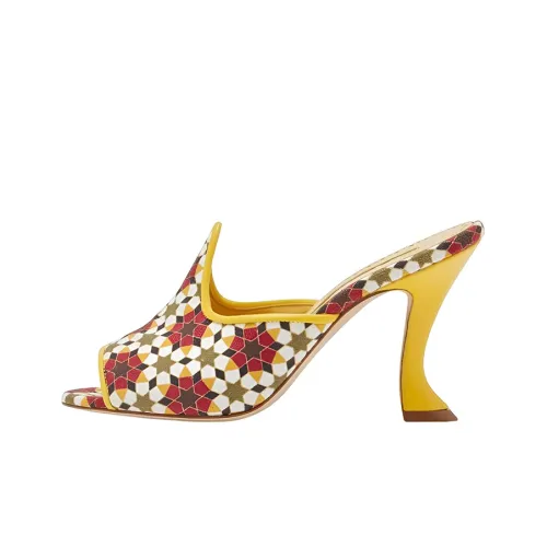 MANOLO BLAHNIK Fashion Slippers Women's Multicolor