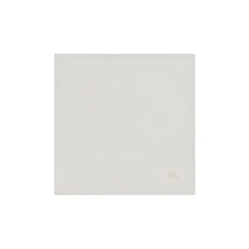 SAINT LAURENT Хлопковый шелк Шарфы Экрю Женские