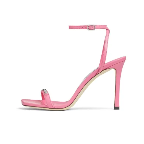 Jimmy Choo Jaxon 95 Nappa One Strap Sandals Women's Candy Pink