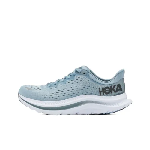 HOKA ONE ONE Kawana Шокабойеры Противоскользящие Устойчивые к истиранию Низкий Топ Беговые кроссовки Мужские Серый Черный