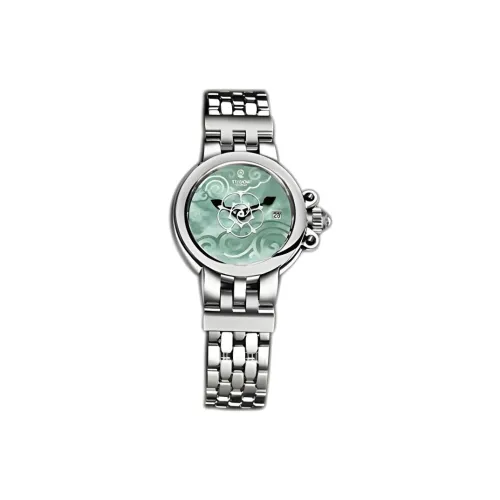 TUDOR Автоматический Механический Movement Женские Часы Rose Collection 26 мм Зеленые
