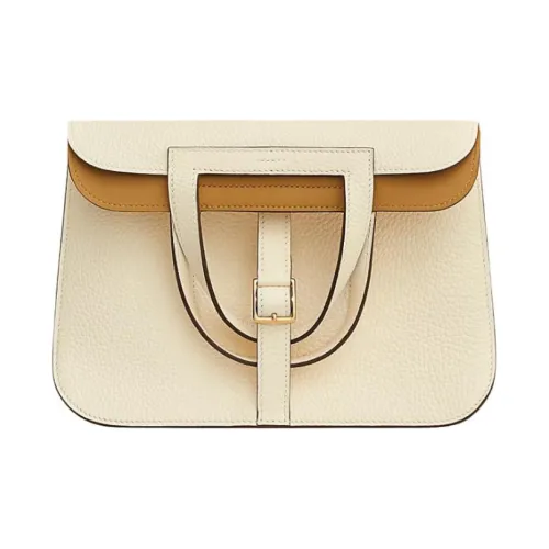 HERMES Halzan TC Bullock Кожа Сумка Сумка через плечо Сумка через плечо Большая Женская