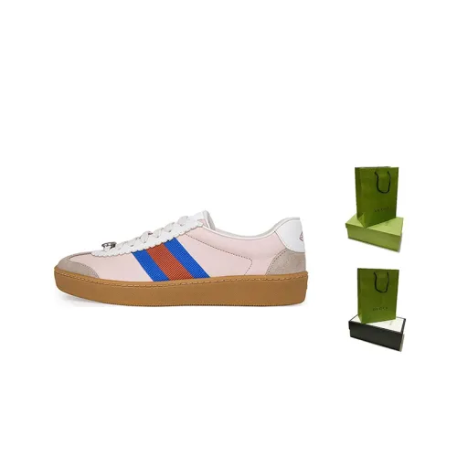 GUCCI G74 Web Низкий Топ Стильный Скейтбординг Женская Розовая Синяя Сумка для покупок