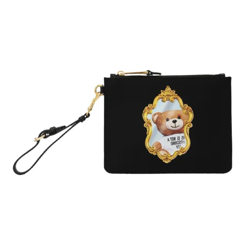 MOSCHINO Полиамид Клатч Женский Черный