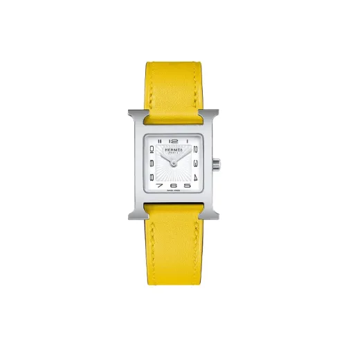 HERMES Heure H Наручные часы Кварцевый механизм Белый циферблат Женский W055233WW00