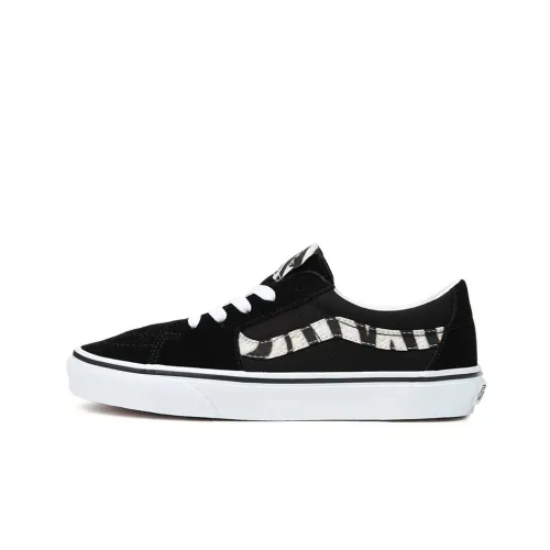Vans SK8 LOW Топ Скейтборд Кроссовки Унисекс Черный Белый