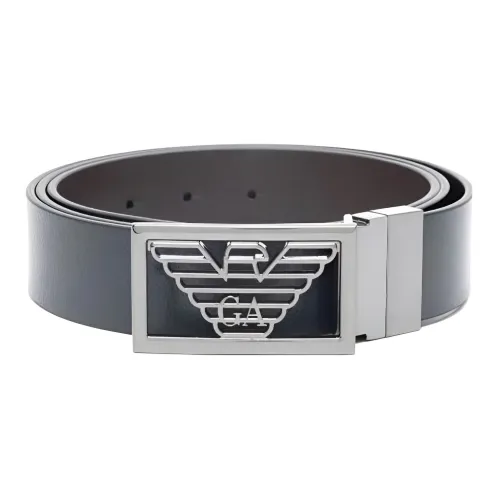 EMPORIO ARMANI Кожаные ремни Мужской Синий